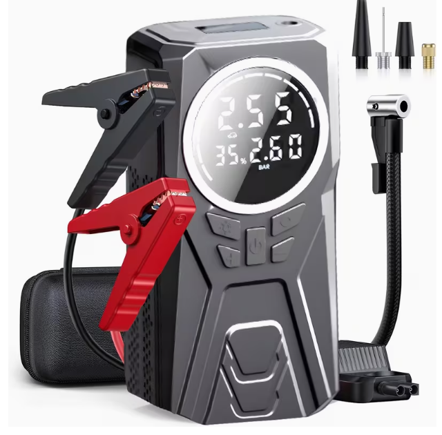 4 in 1 Emergency charger /compressor/light/ battery charger