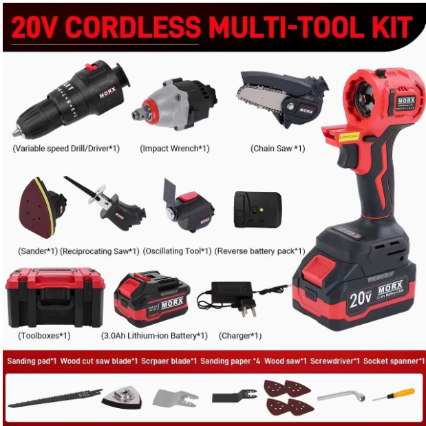 Multi power tool kit