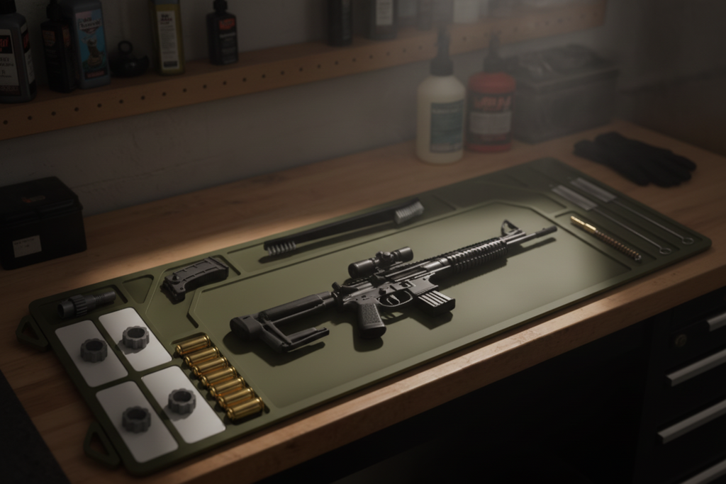 Hand Gun & Rifle maintenance mat