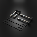 Traction board mounting pins